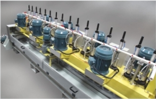 Máquina de polimento de espessura controlada de forma inteligente